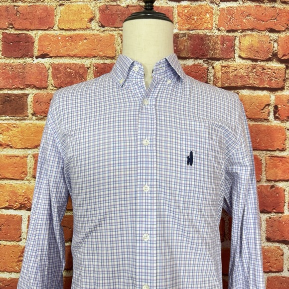 johnnie-O Other - Johnnie-O Long Sleeve Button Down Plaid Shirt Men's Large 100% Egyptian Cotton